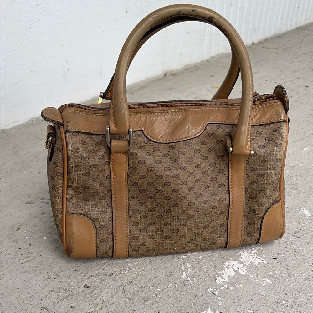 Vintage Gucci Micro Monogram  Handbag